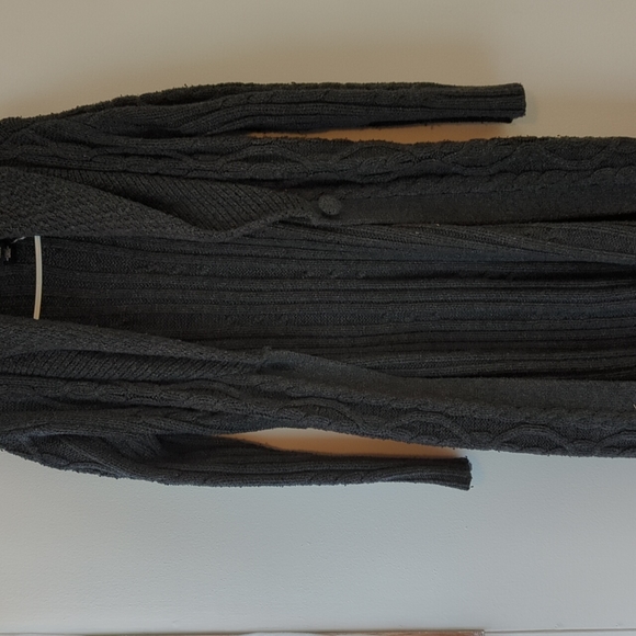 Long wrap sweater - Picture 6 of 11